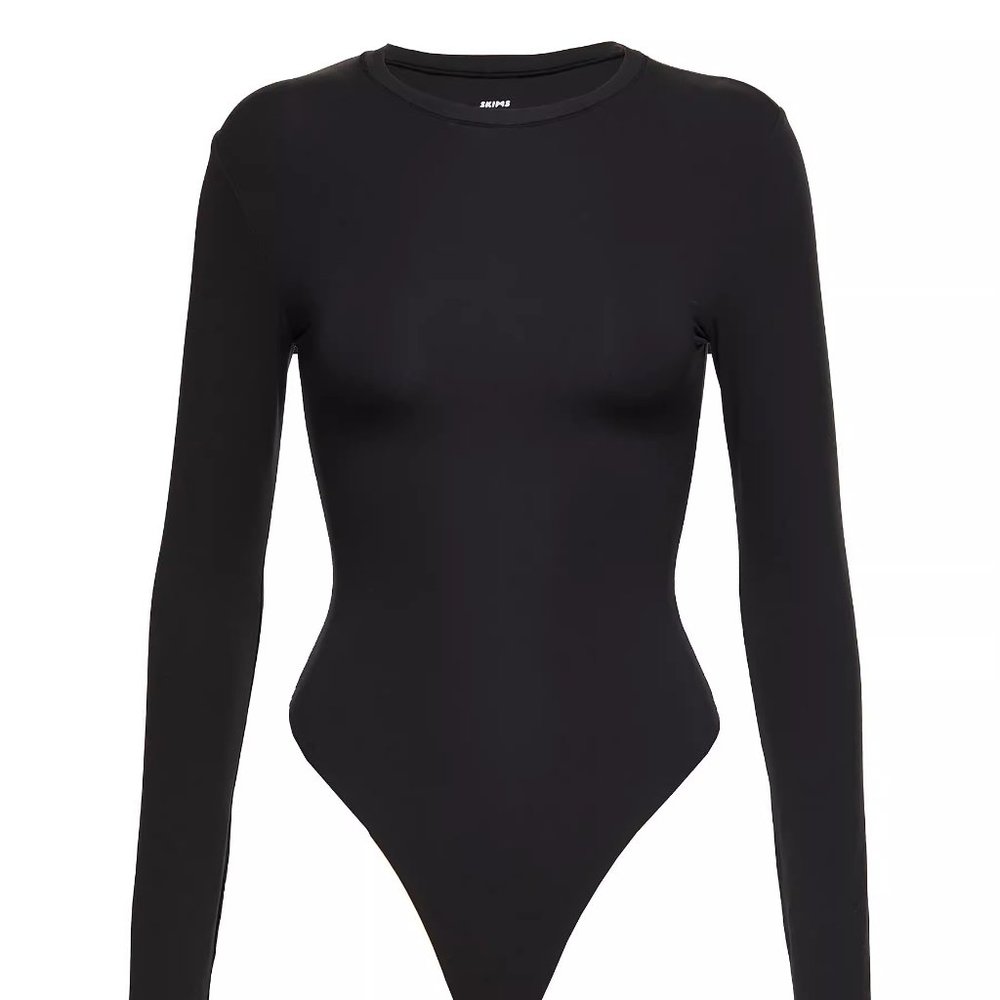 Skims  Long Sleeve T- Shirt | Black | Size Small